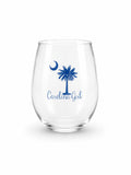 Carolina Girl Empty Glass