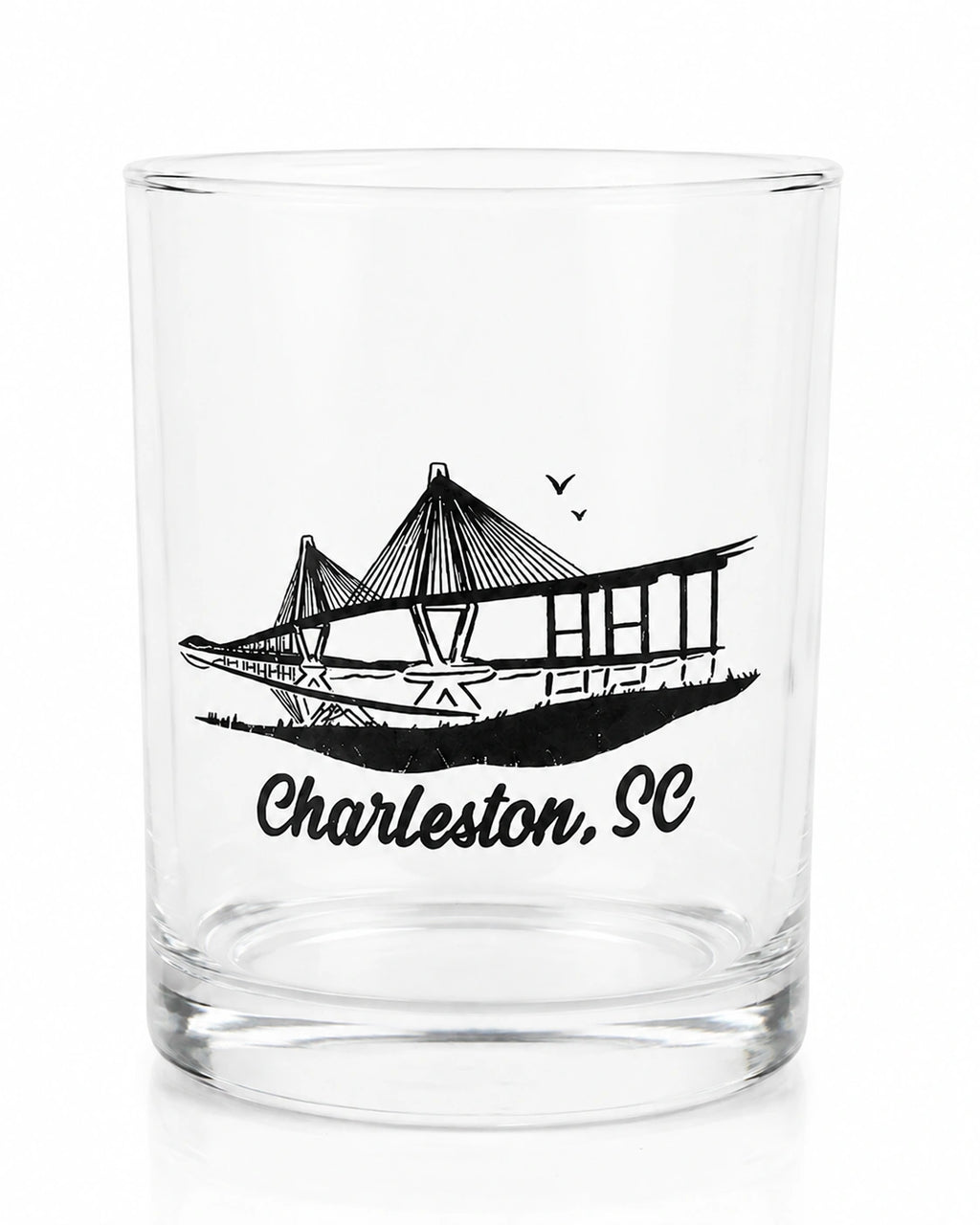 Charleston Bridge Empty  Glass
