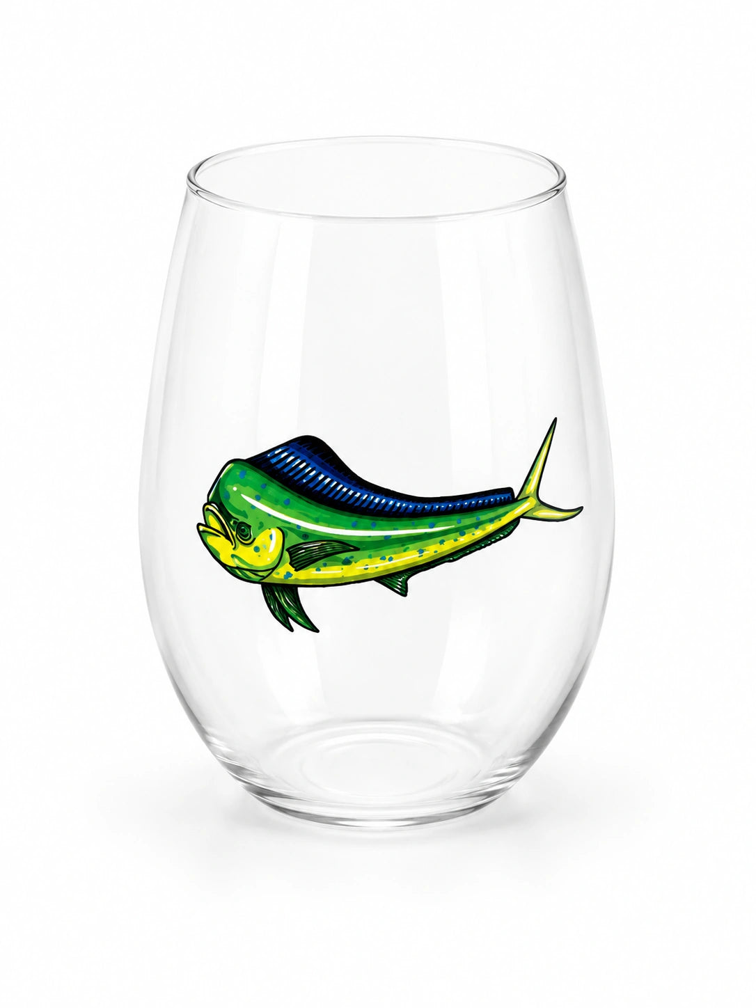 Dolphinfish (mahi-mahi) Empty Glass