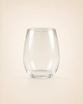 Empty Stemless Wine Glass