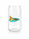 Red Drum Empty Glass