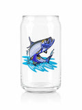 Tarpon Beer Empty Glass