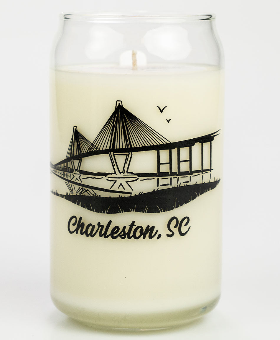 Charleston Bridge BC candle