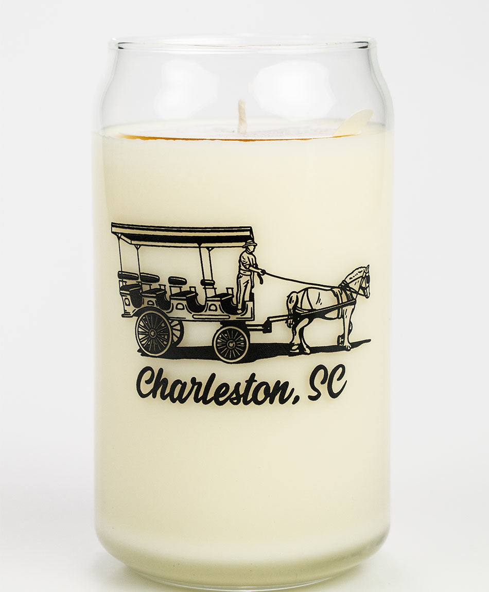 Charleston Horse Carriage candle