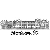 Charleston Rainbow Row Can Glass