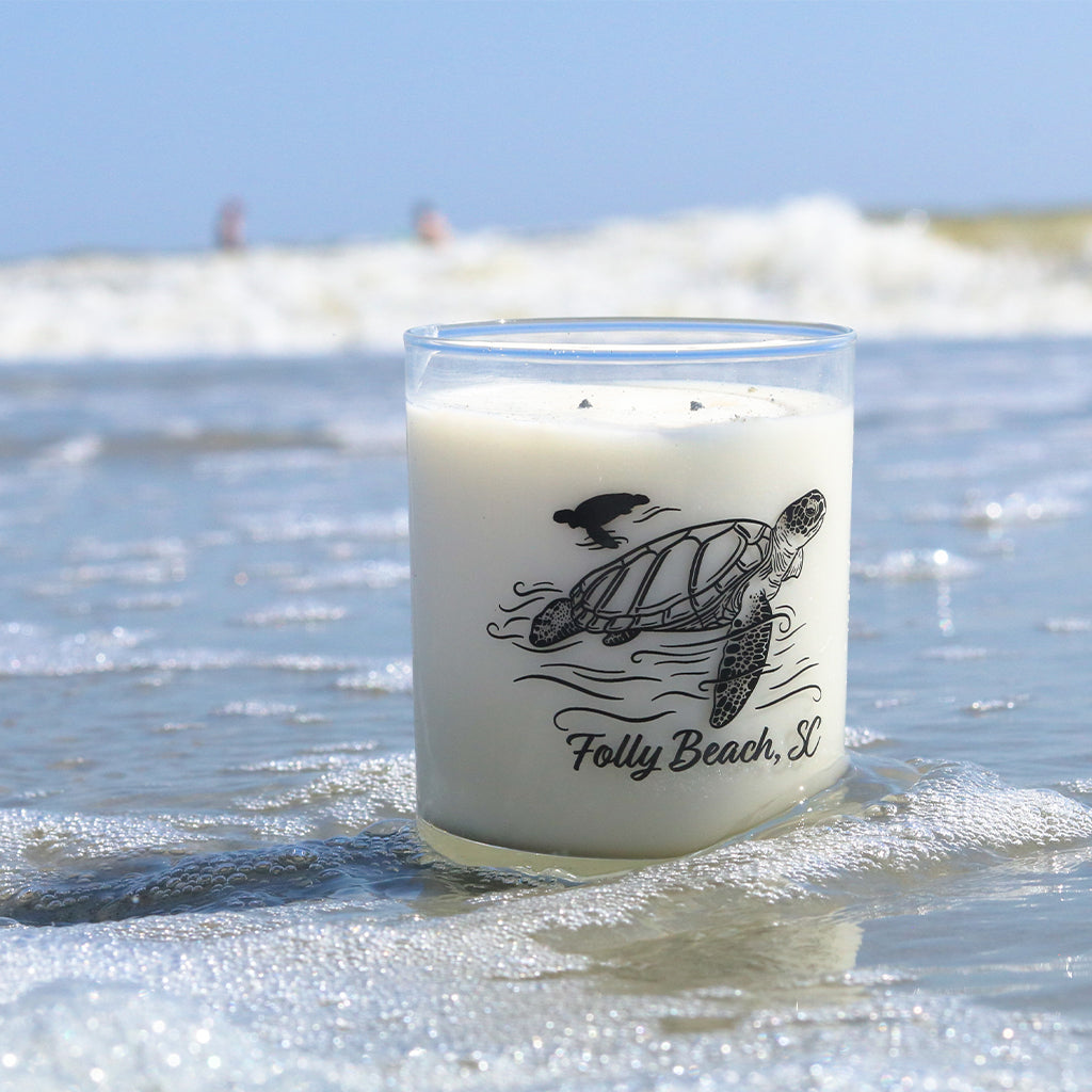 Folly Turtle Surf Whiskey candle