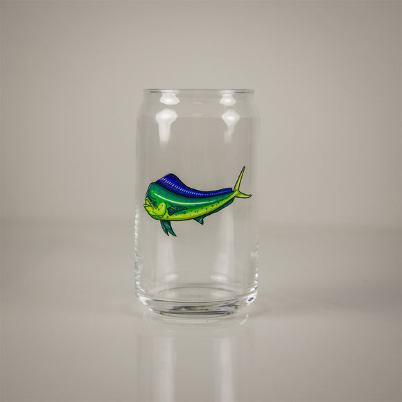 Dolphinfish (mahi-mahi) 16oz Can Glass