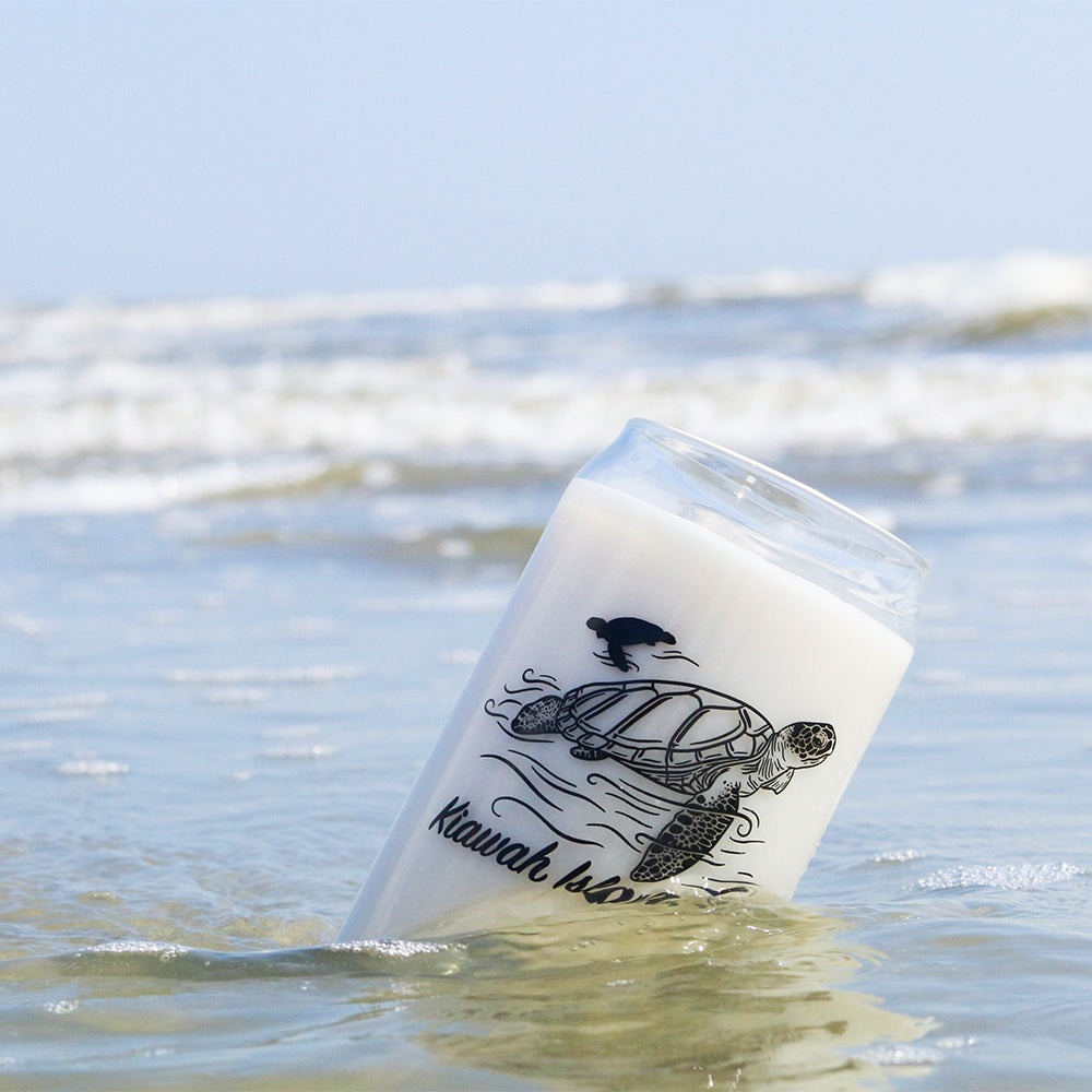 Turtle Kiawah Water candle 